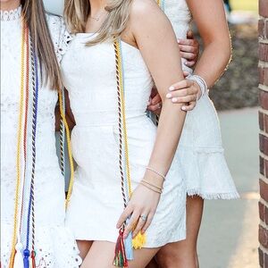 Amanda Uprichard White Floral Dress